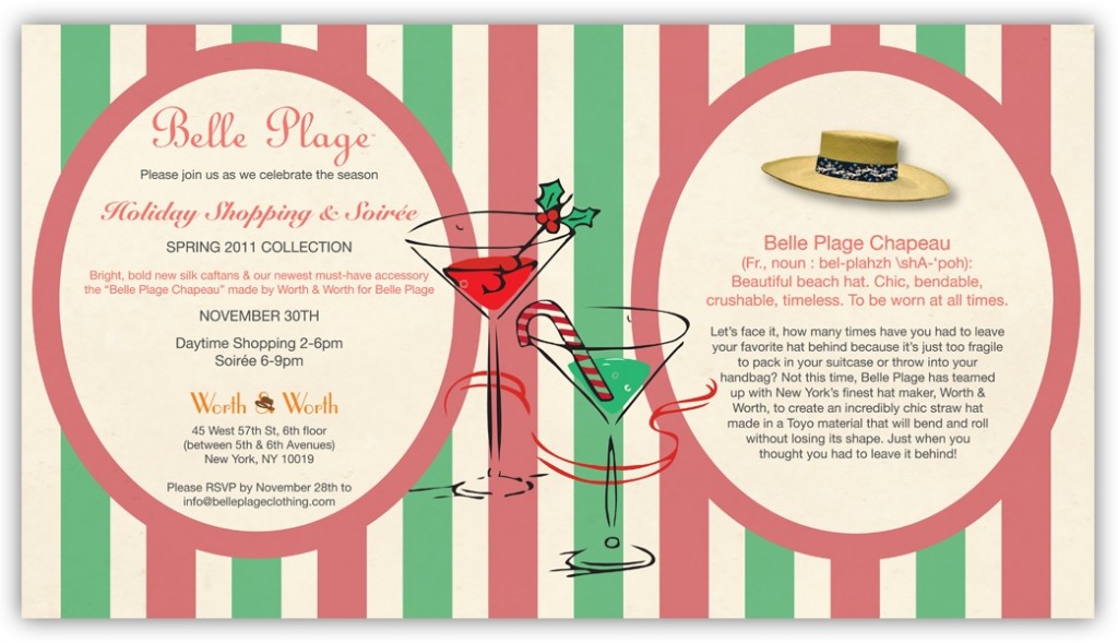 Belle Plage Holiday Invite