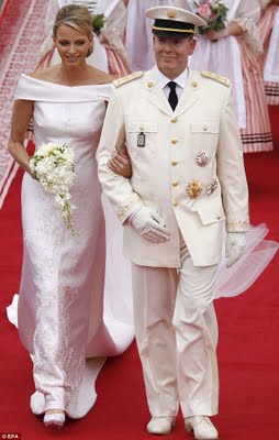 Karen Klopp What To Wear Where ,Royal Wedding.  Monaco's Prince Albert II and Princess Charlene.