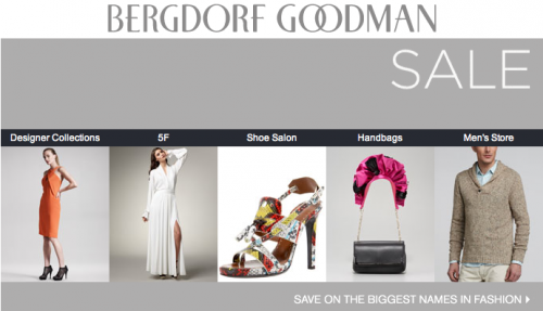 Bergdorf Goodman Sale