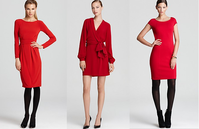 Red Dresses from Bloomingdales 