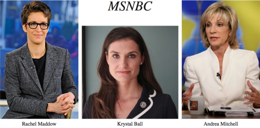 MSNBC Female Political Correspondents