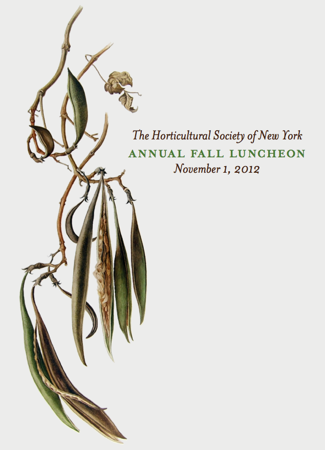 The Horticultural Society of New York Annual Fall Luncheon