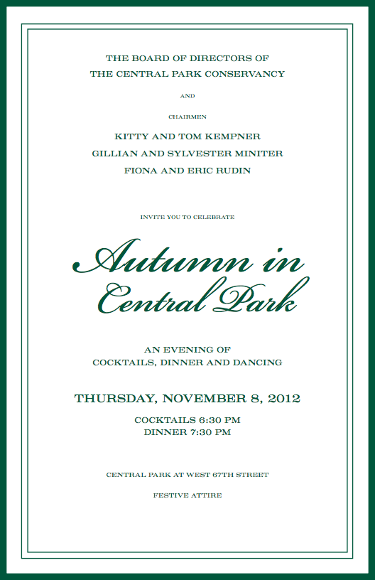 Central Park Conservancy Autumn in Central Park
