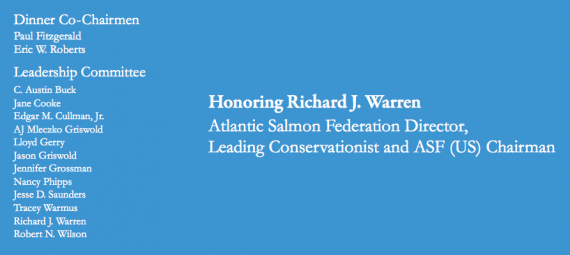 Atlantic Salmon Federation 30th Annual New York Dinner