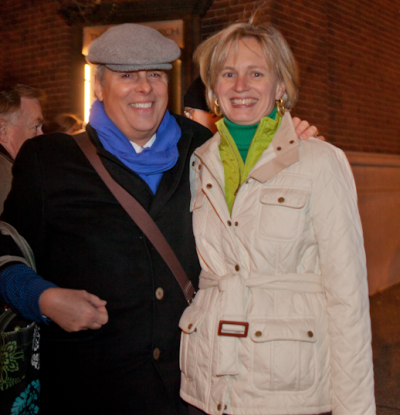 Park Avenue Tree Lighting Roger Webster and Barbara McLaughlin, President of the Fund for Park Avenue