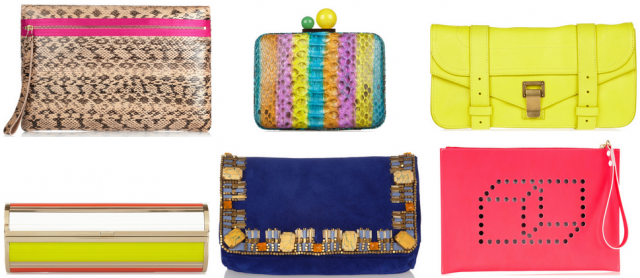NET-A-PORTER Spring Summer 2013 Trend Preview clutches