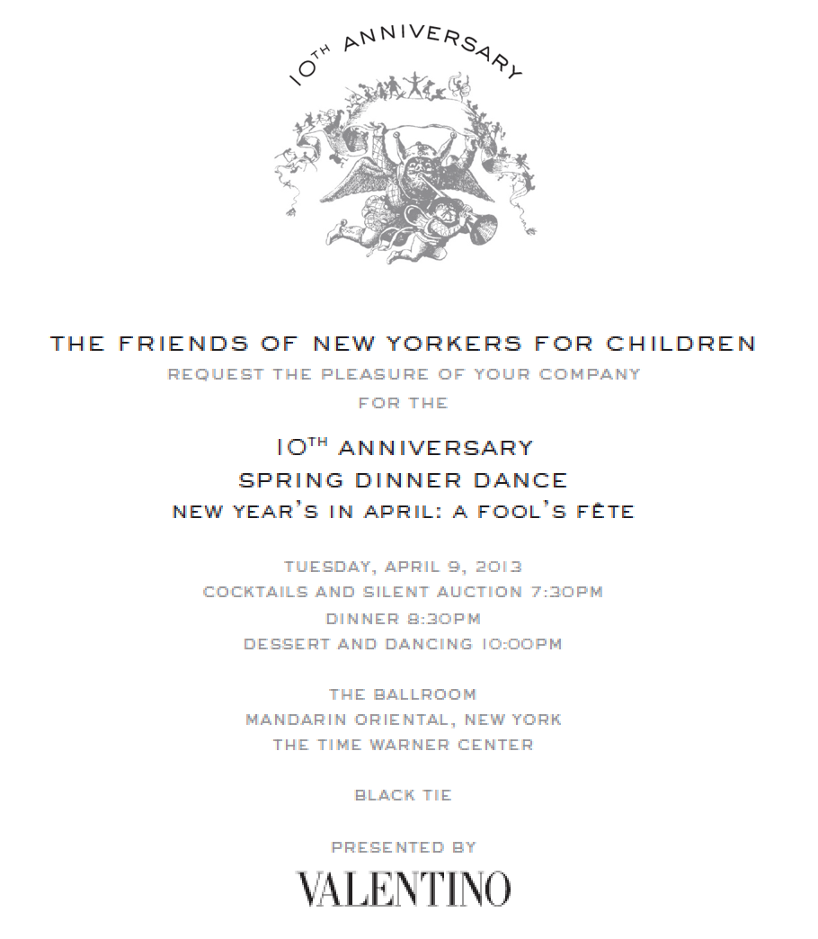 new yorkers for children fool's fete