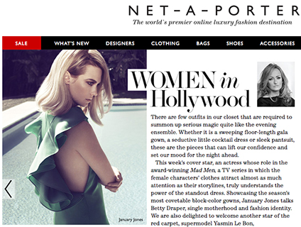 Net A Porter Women in Hollywood