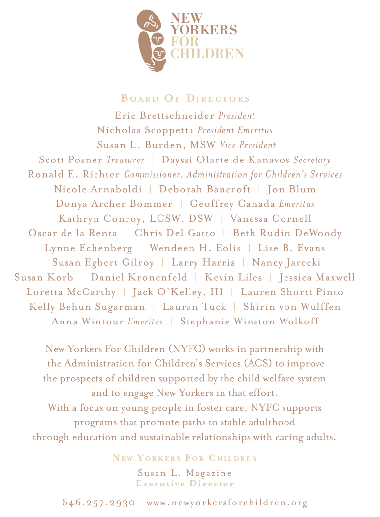 new yorkers for children 