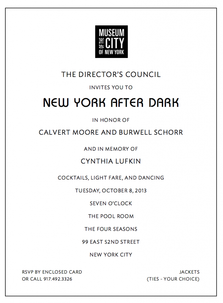 MCNY new york after dark 
