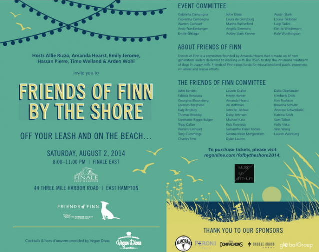 Invite of Friends of Finn