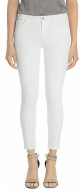 ankle white jeans 