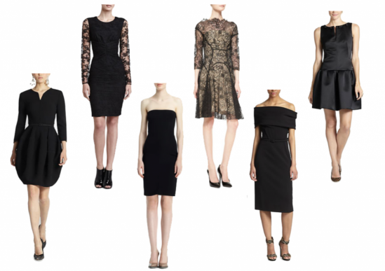 black tie short dresses 2014