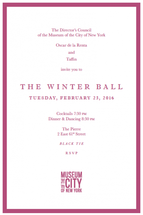 what to wear mcny winter ball