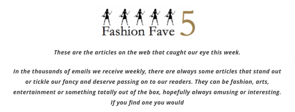fashion fave 5