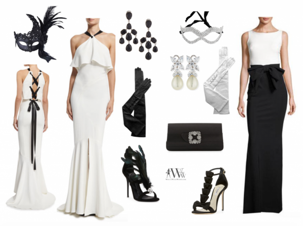 what to wear black & white ball
