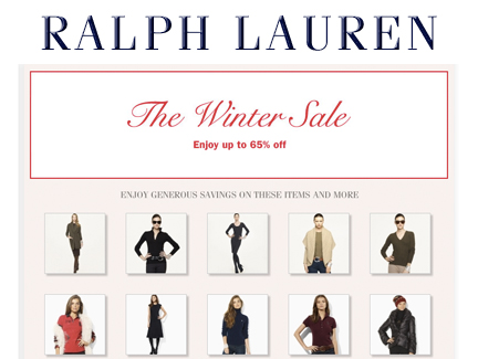 Ralph Lauren WinterSale