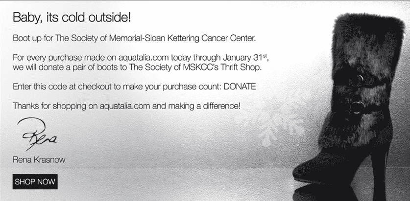 Aquatalia for The Society of MSKCC Thrift Shop
