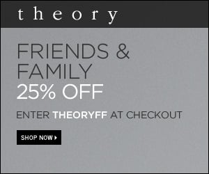 Theory Friends & Family Sale
