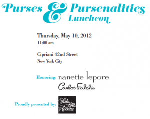 purse and purseanalities luncheon 