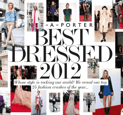 NET-A-PORTER Best Dressed 2012