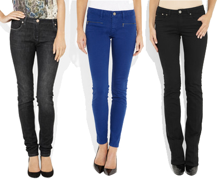 Victoria Beckman mid-rise jeans