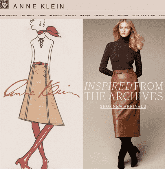 Anne Klein Inspired from the Archives