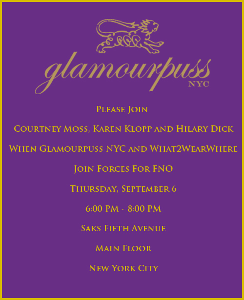 FNO Glamourpuss Invitation