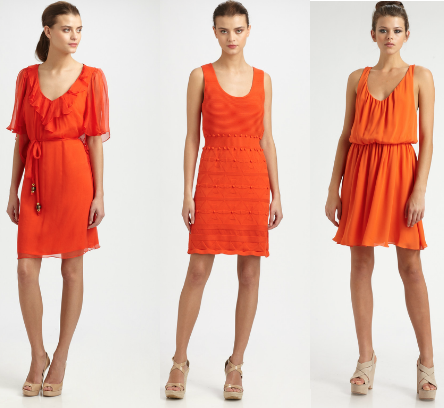 UVA Orange Dresses for Harriman Cup