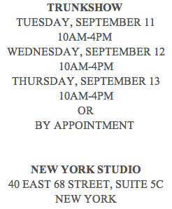 Charlotte Brody Trunk Show