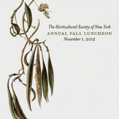 The Horticultural Society of New York Annual Fall Luncheon