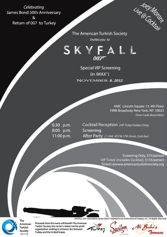 007 SKYFALL VIP Ticket Giveaway!