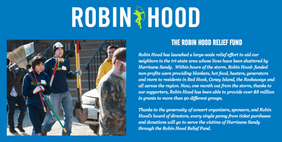 The Robin Hood Relief Fund