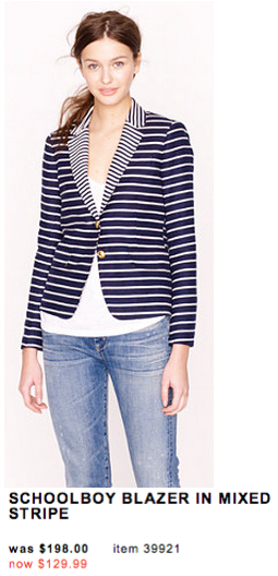 J. Crew Blazer Sale Item of the Day