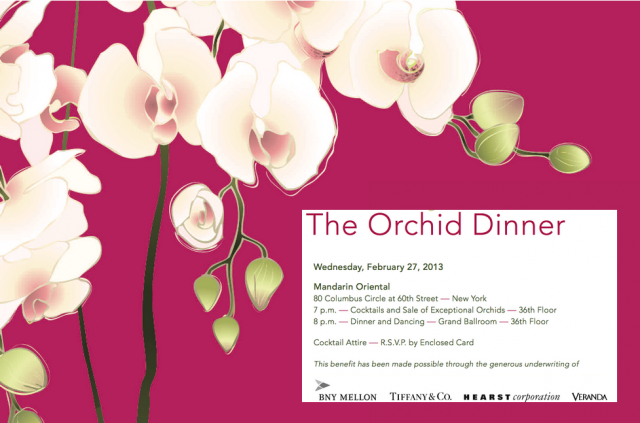 New York Botanical Garden Orchid Dinner