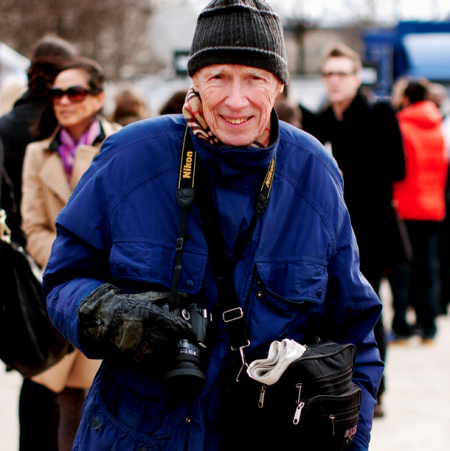 New York Times Bill Cunningham On the Street at Fashion Week