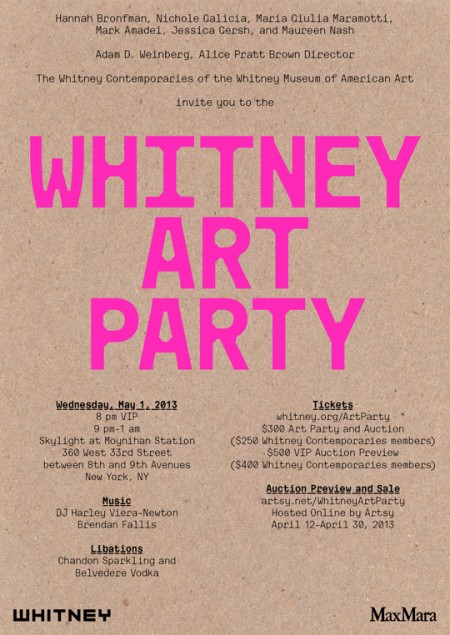 Whitney Art Party