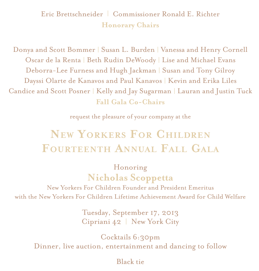 new yorkers for children