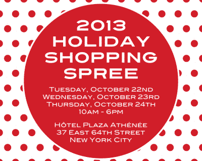 2013 Holiday Shopping Spree