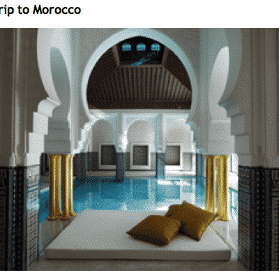 Win a trip to Marocco