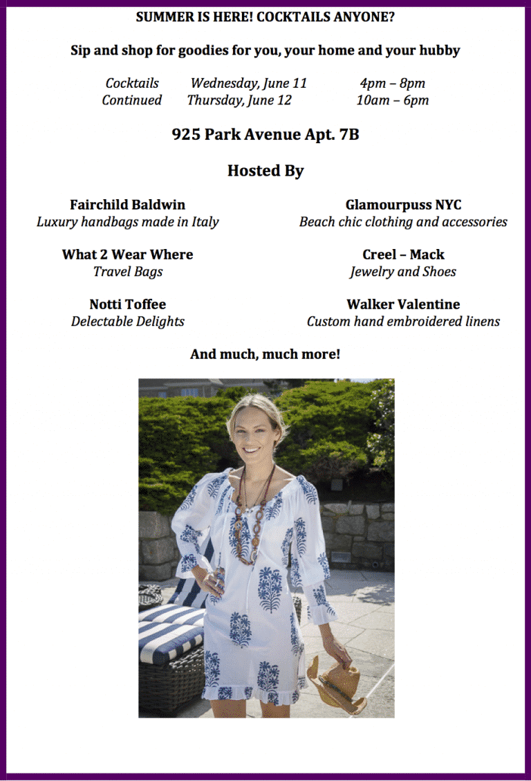 Join Us Summer Trunk Show