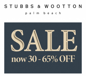 holiday sale stubbs and wootten