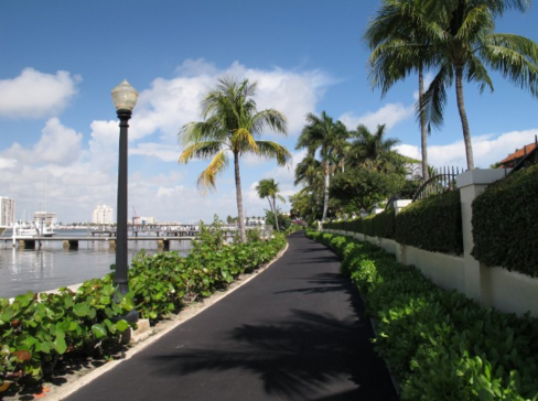 biking the Lake Trail Lilly PUlitzer