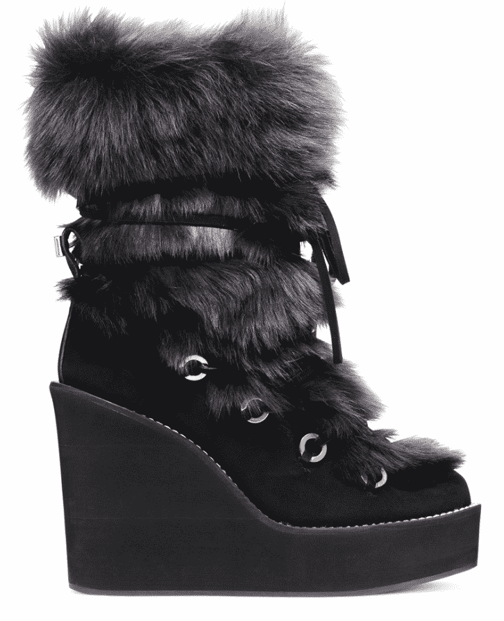 black snow boots 