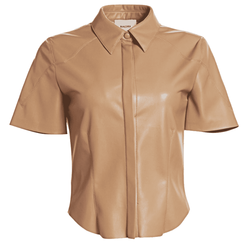 Nanushka Vegan Leather Shirt