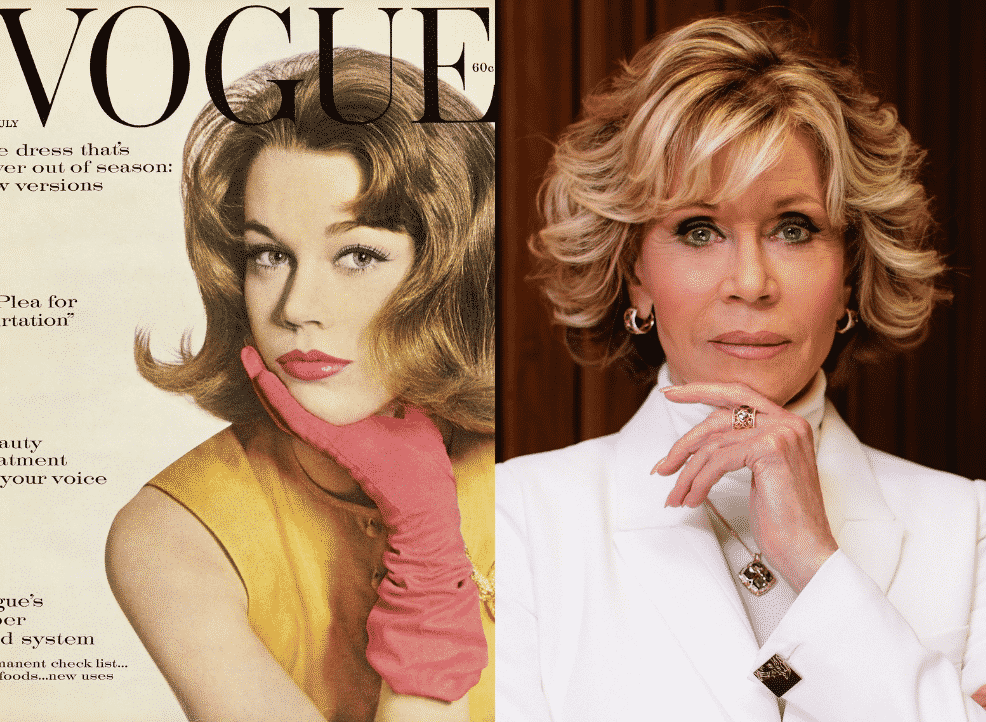 Vogue Magazine 60 years after first cover Jane Fonda on acting,activism.