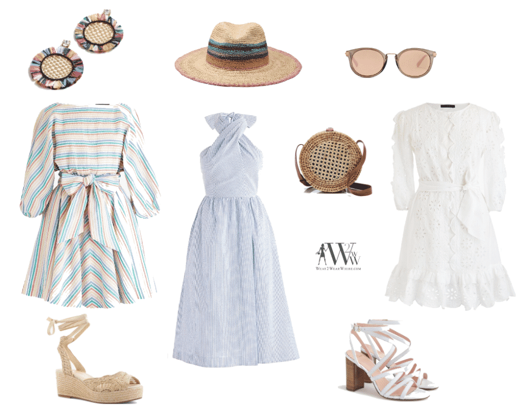 What to wear to the Millbrook Horse Trials Luncheon?   Here are a selection of summer dress from J. Crew.  