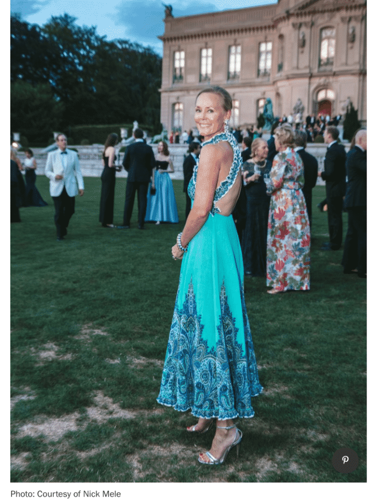 Hilary Dick.   Vogue take you to inside The Preservation Society Of New[port's Annual Gala.