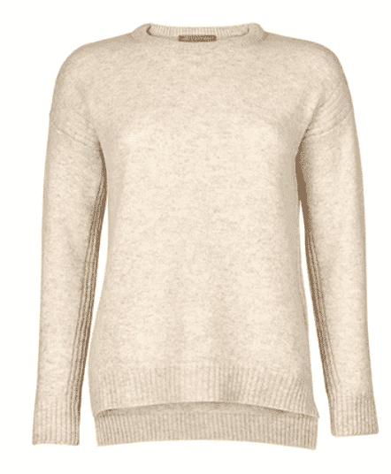 TROY London by Rosie van Cutsem Cosy sweater.   what to wear town and country