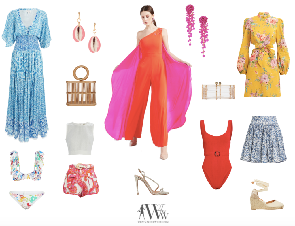 hilary dick chooses a bright pallet for her Palm Beach Holiday.  